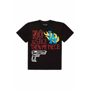 Homme   Femme LA Riots Black Tee
