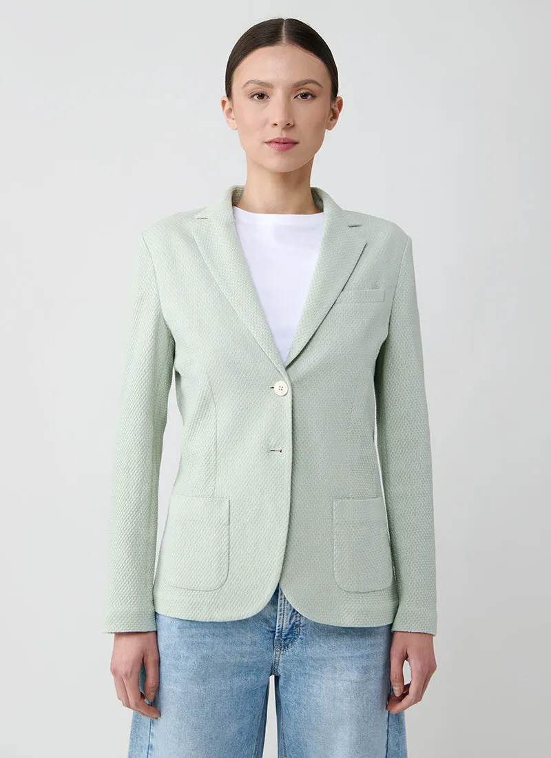 Honeycomb Short 2 Button Blazer