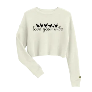 John Deere Women's Love Your Tribe Fleece Crop Sweatshirt