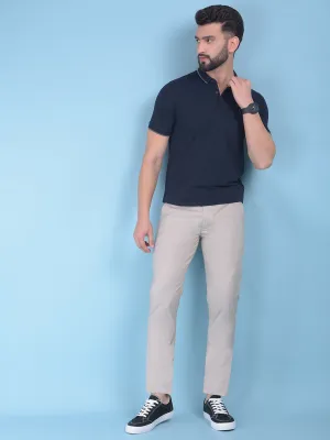 Khaki Stretchable Trousers
