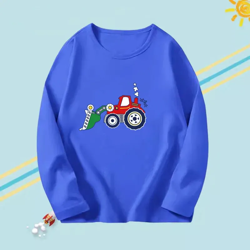 Kids Long Sleeve Cotton T-shirts