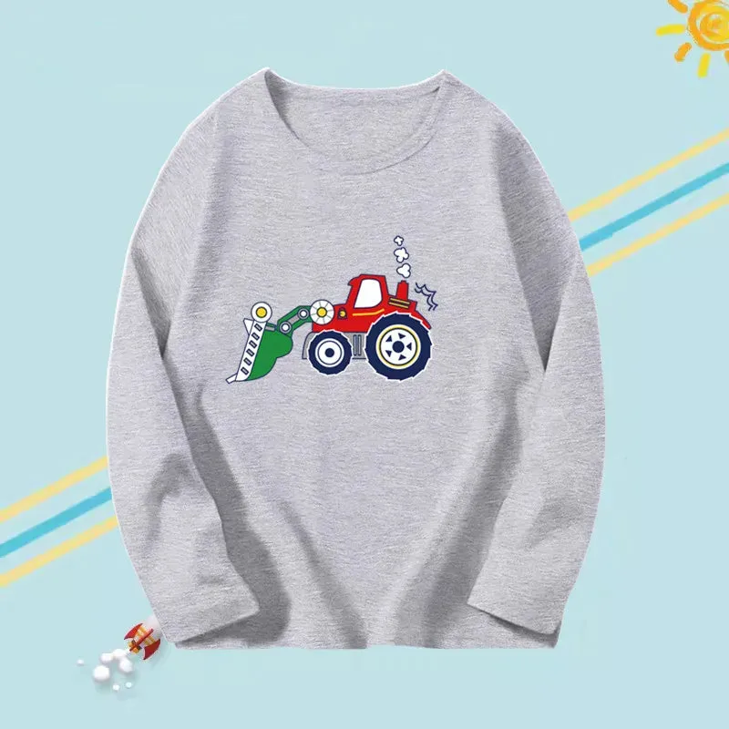 Kids Long Sleeve Cotton T-shirts