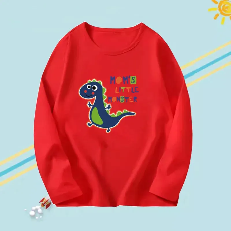 Kids Long Sleeve Cotton T-shirts