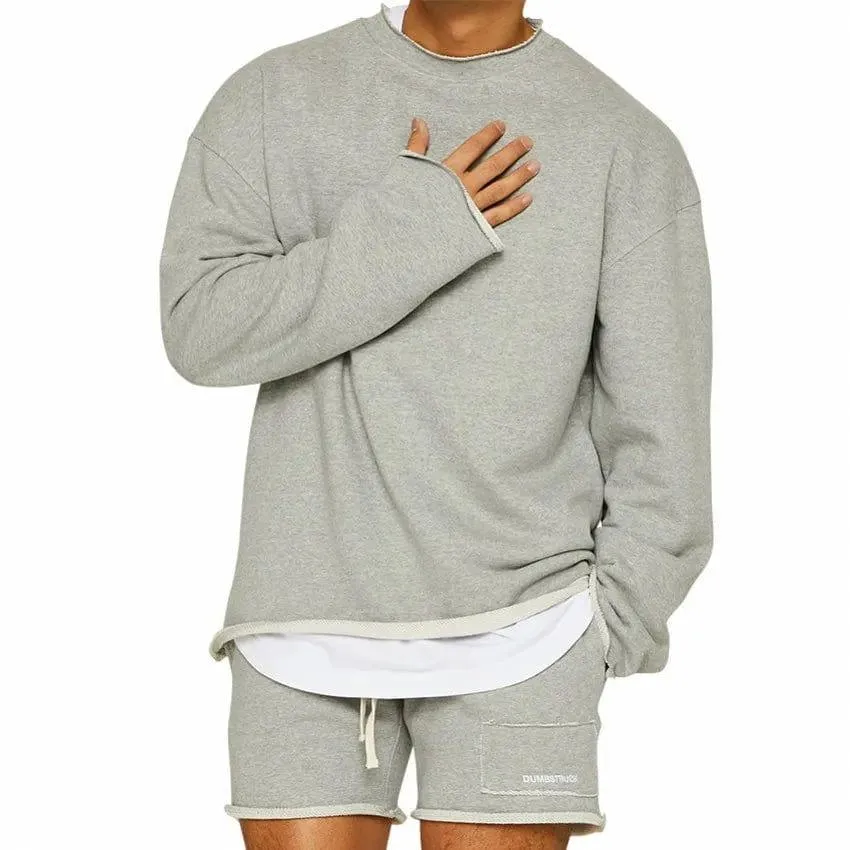 Loose Regular O-Neck Fitness Outdoor Hoodies