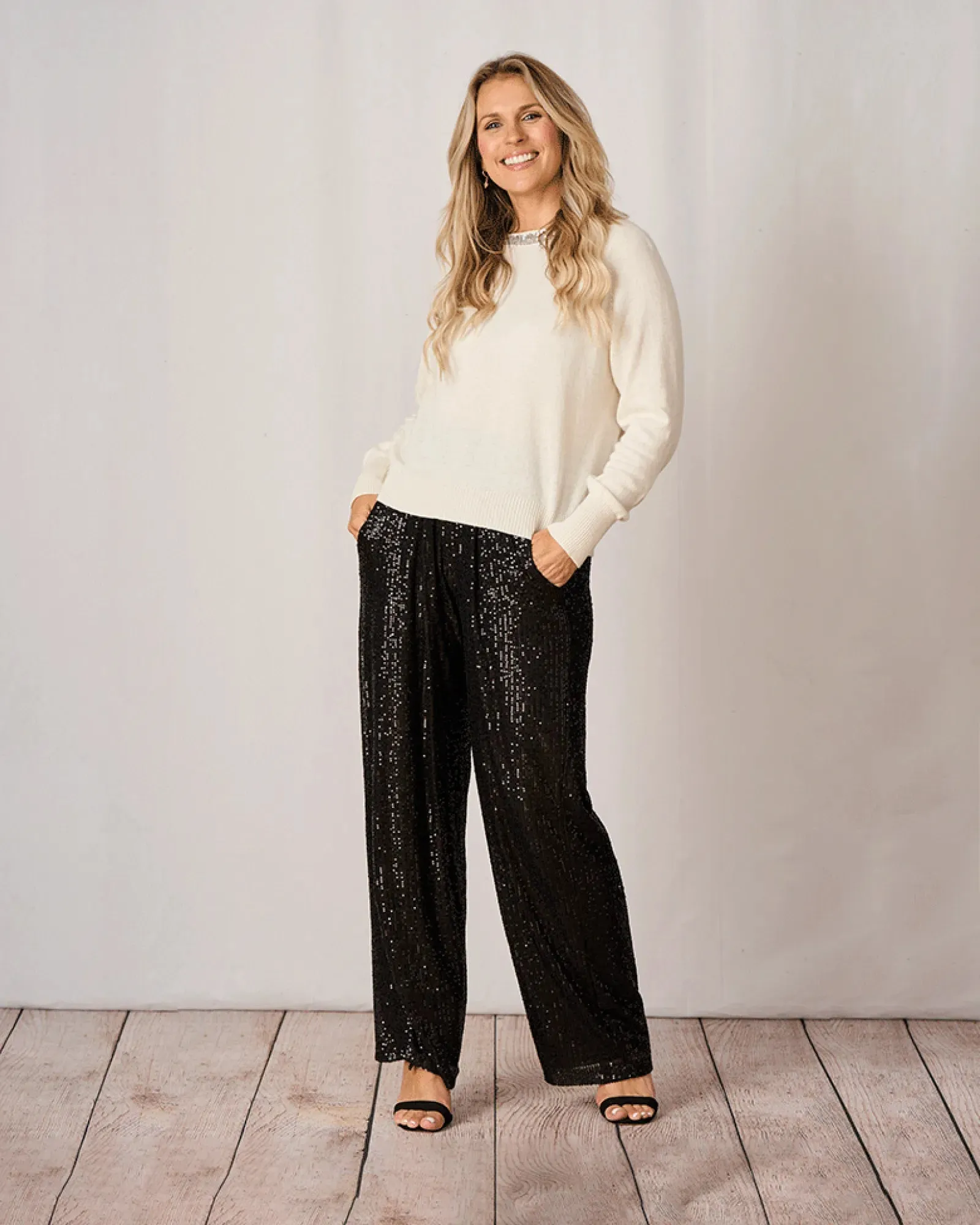 Madelene Cashmere Jumper - Winter White