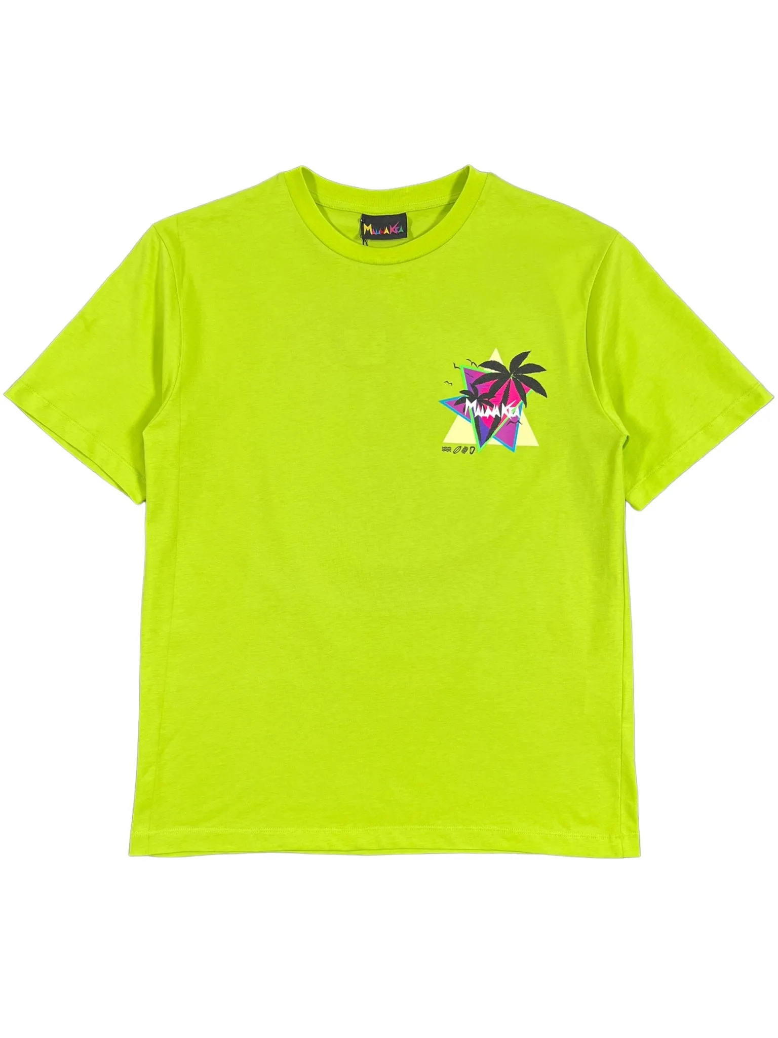 Mauna-Kea Mku100-P11 Sunset Palms Tee Grn