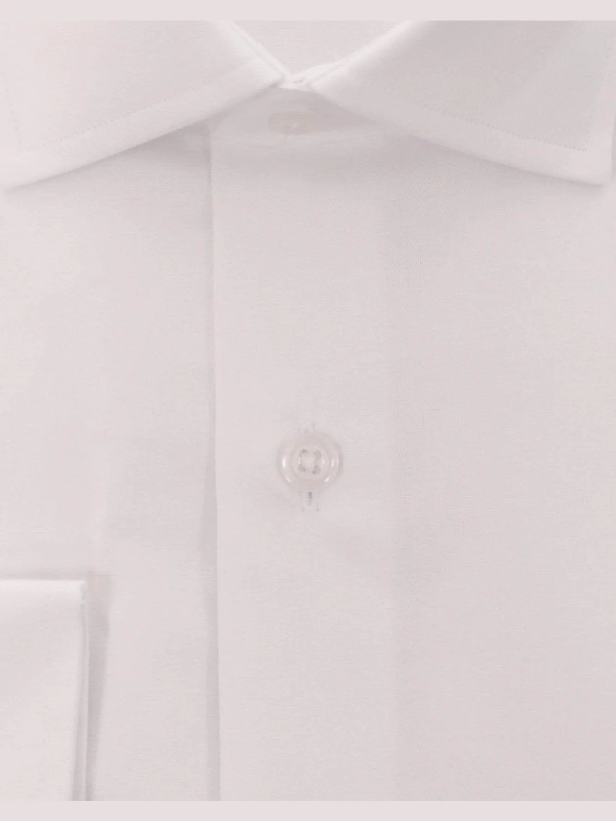 Mens Contemporary Fit Solid Spread Collar Cotton Wrinkle Free Dress Shirt