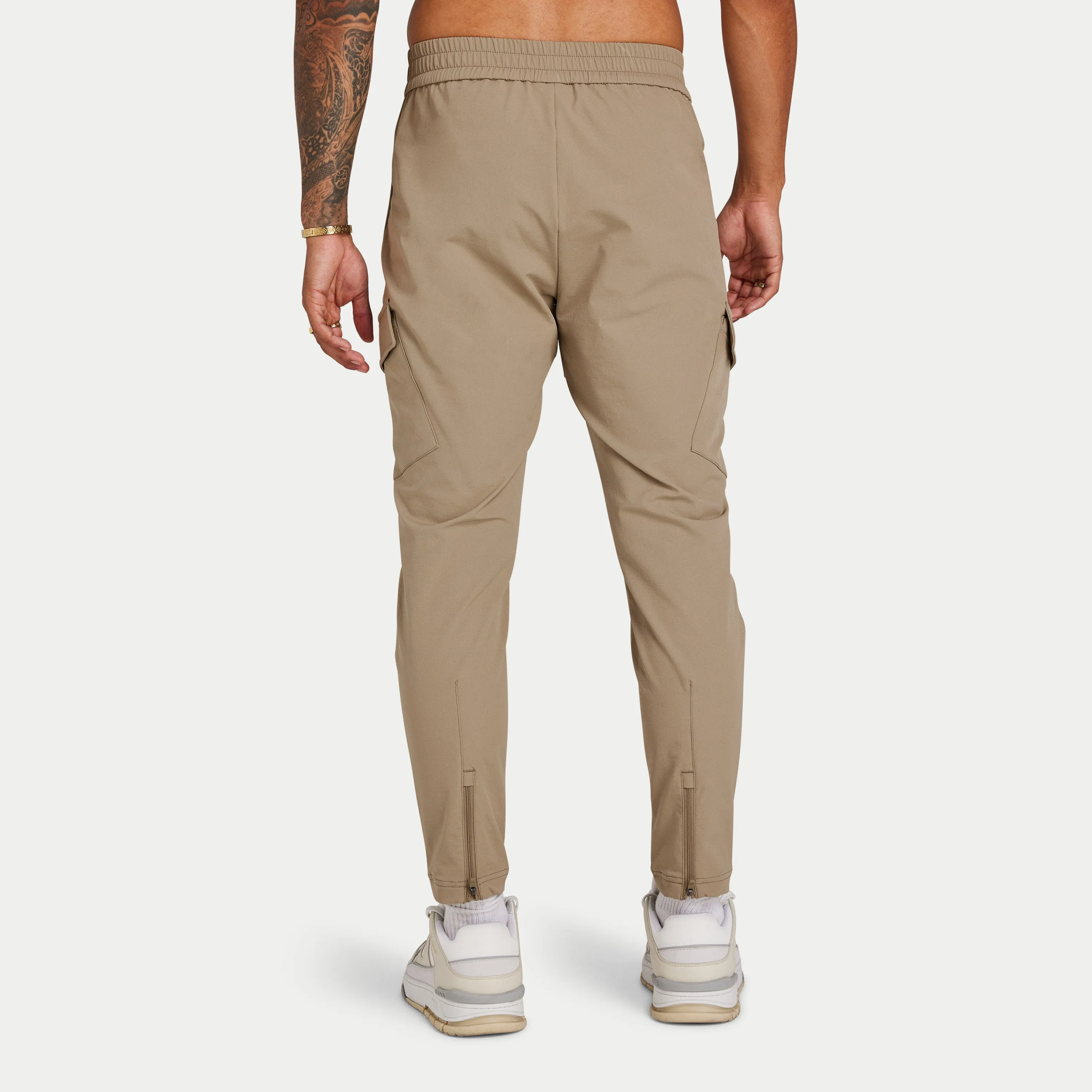 Mens Refined Tech Cargo - Grey Green