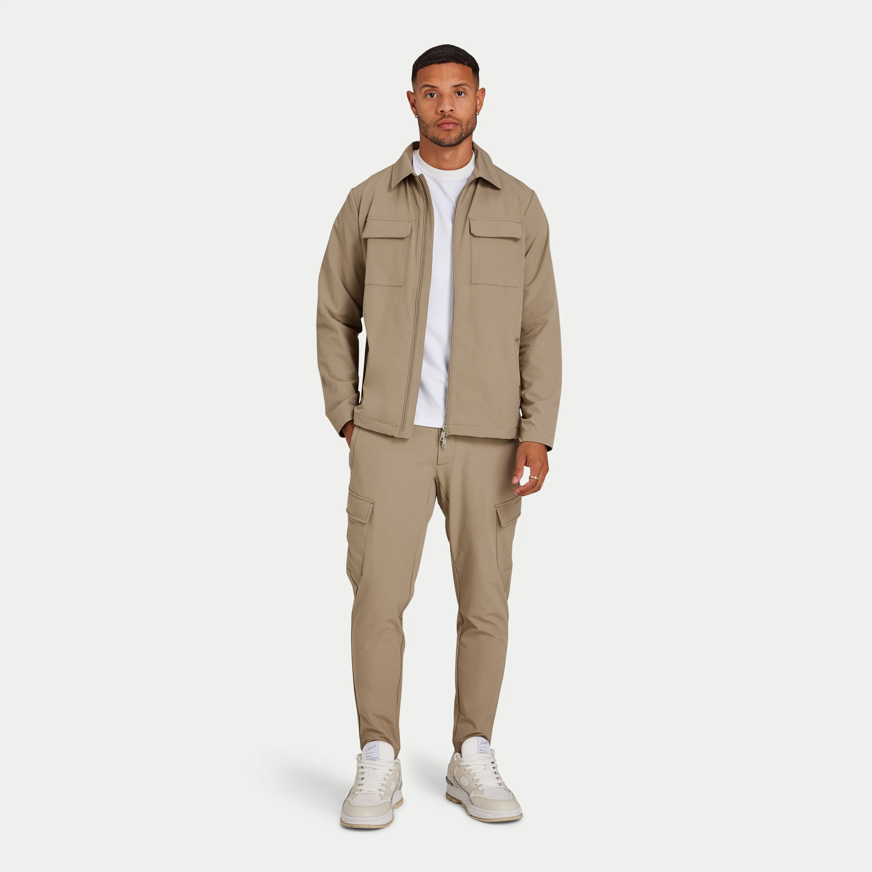 Mens Refined Tech Cargo - Grey Green