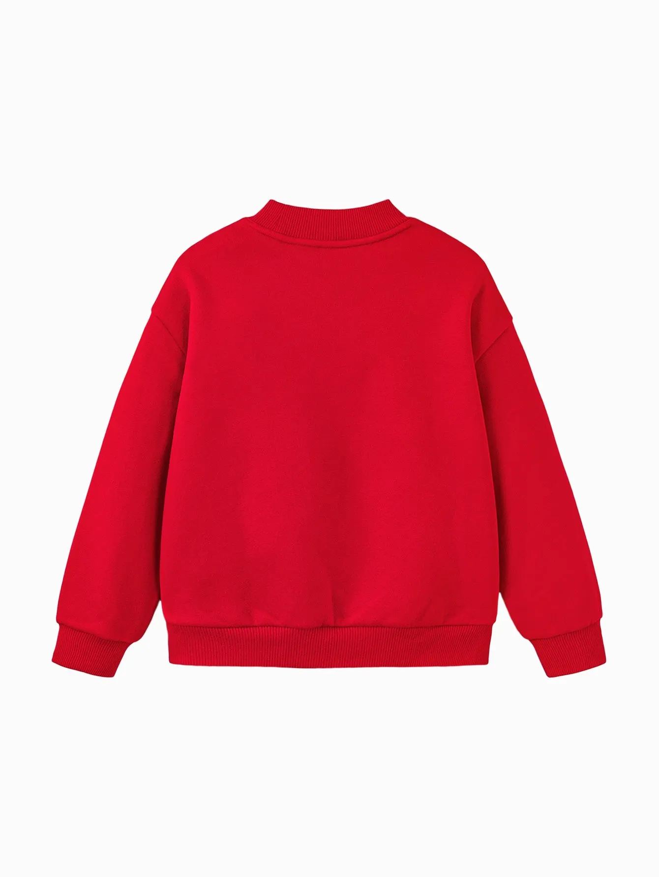 minibala Toddler Unisex Comfortable plush warm cute long-sleeved sweatshirt winter