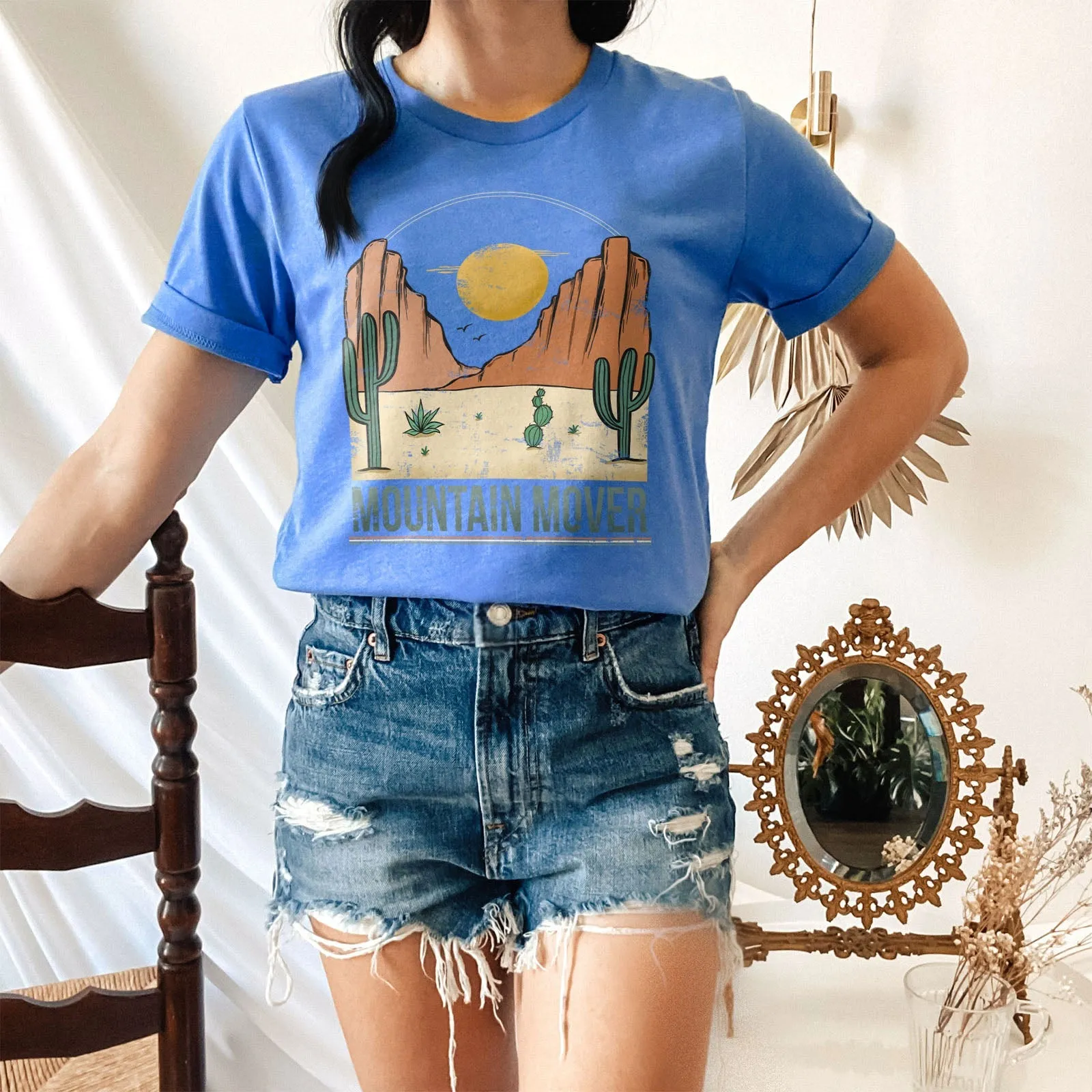 Mountain Mover Tee Shirts For Women - Christian Shirts for Women - Religious Tee Shirts