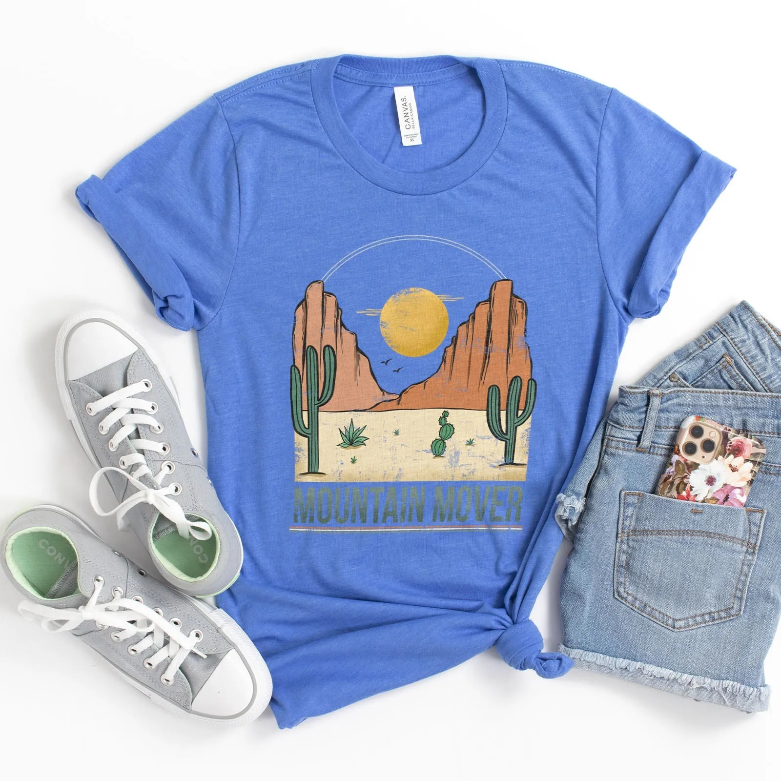 Mountain Mover Tee Shirts For Women - Christian Shirts for Women - Religious Tee Shirts