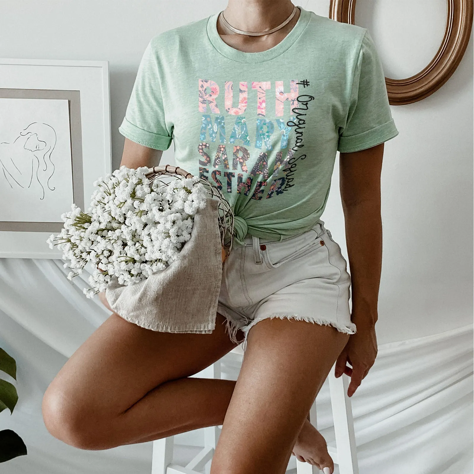 Original Squad Tee Shirts For Women - Christian Shirts for Women - Religious Tee Shirts