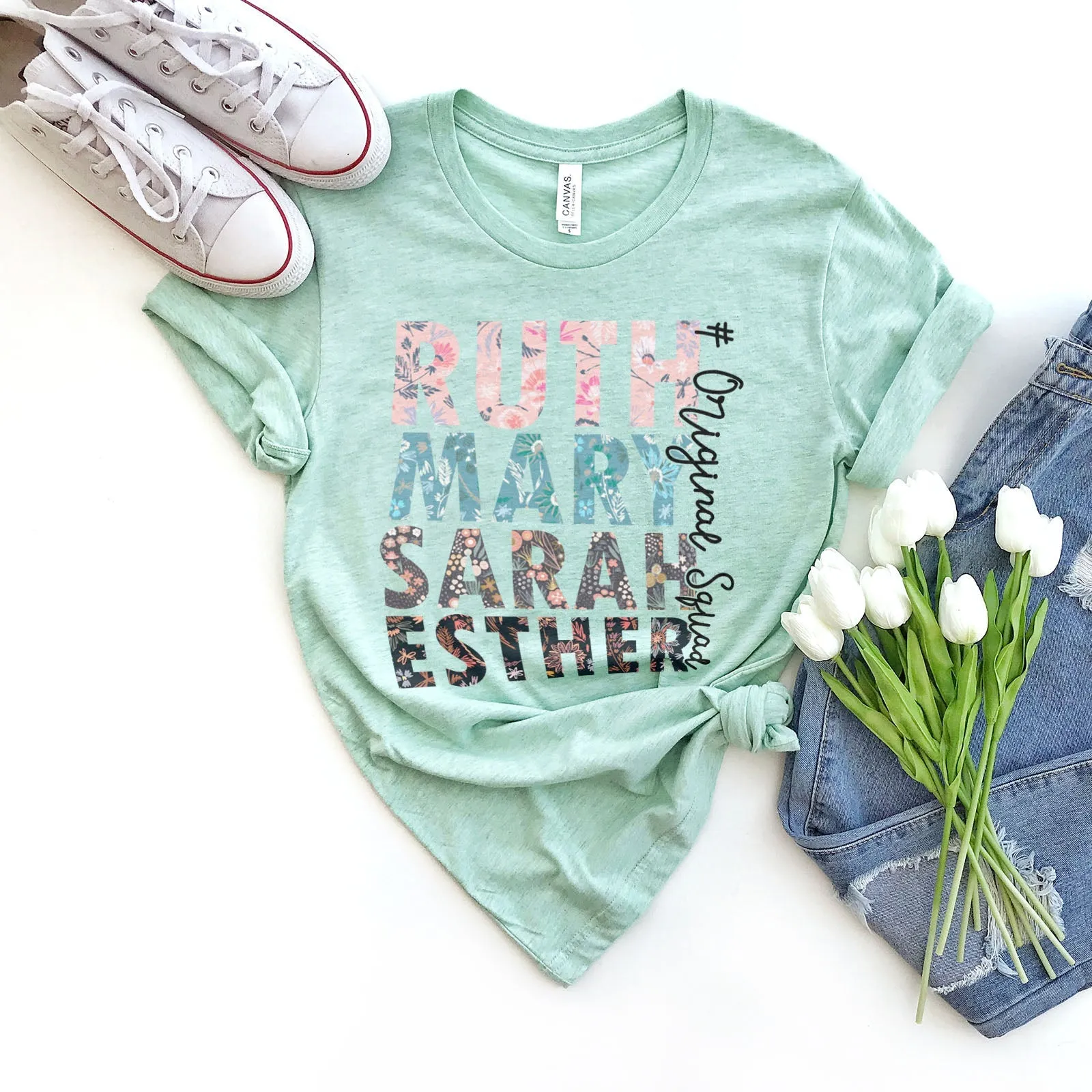 Original Squad Tee Shirts For Women - Christian Shirts for Women - Religious Tee Shirts