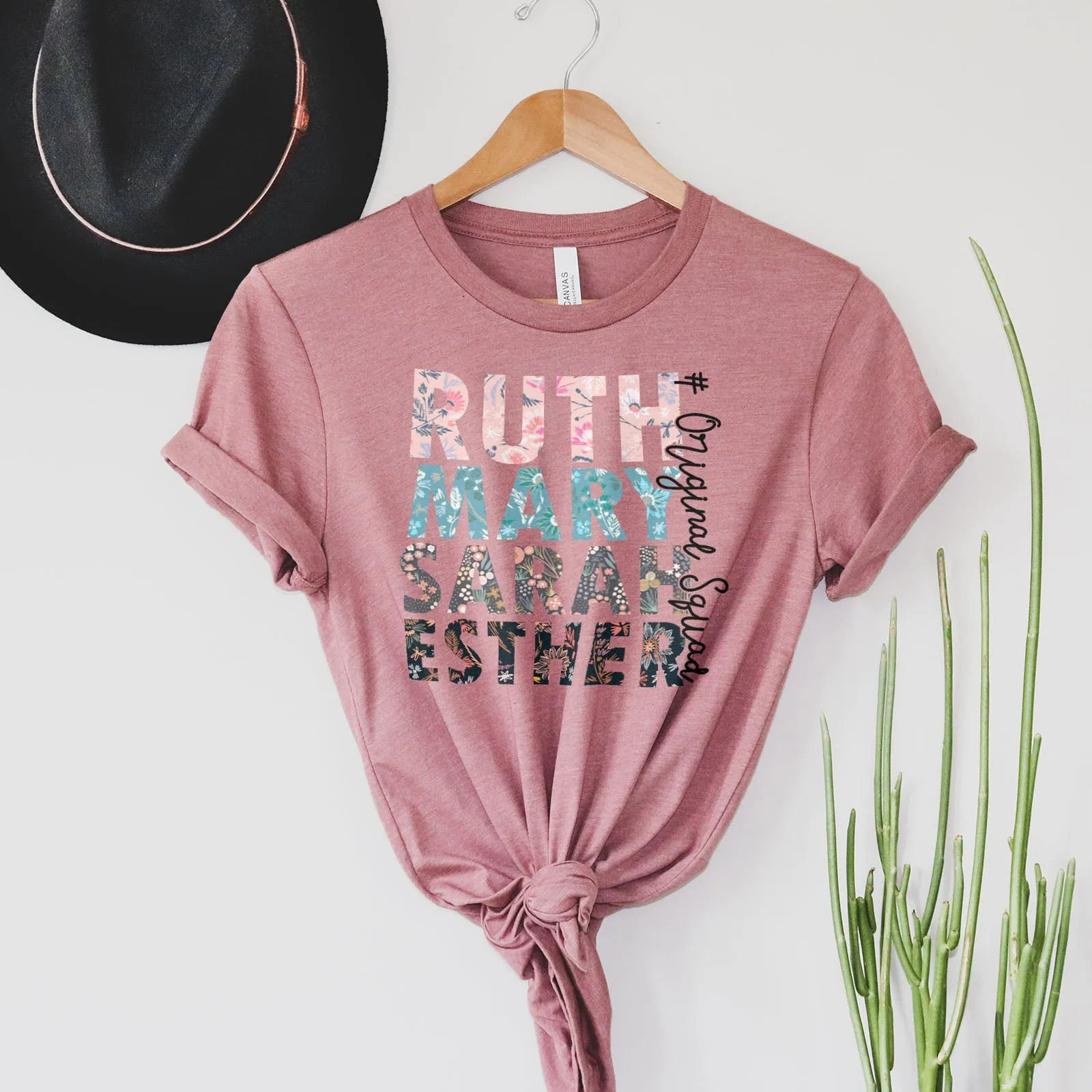 Original Squad Tee Shirts For Women - Christian Shirts for Women - Religious Tee Shirts