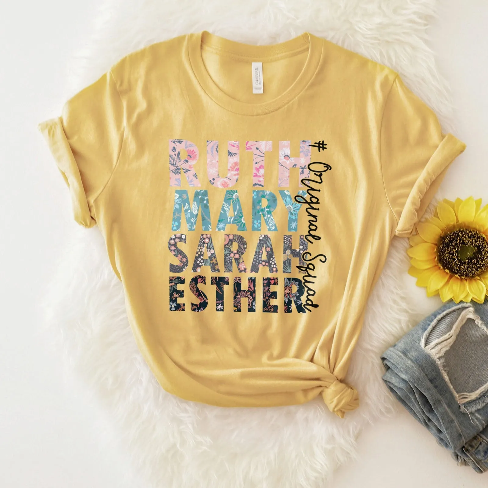Original Squad Tee Shirts For Women - Christian Shirts for Women - Religious Tee Shirts