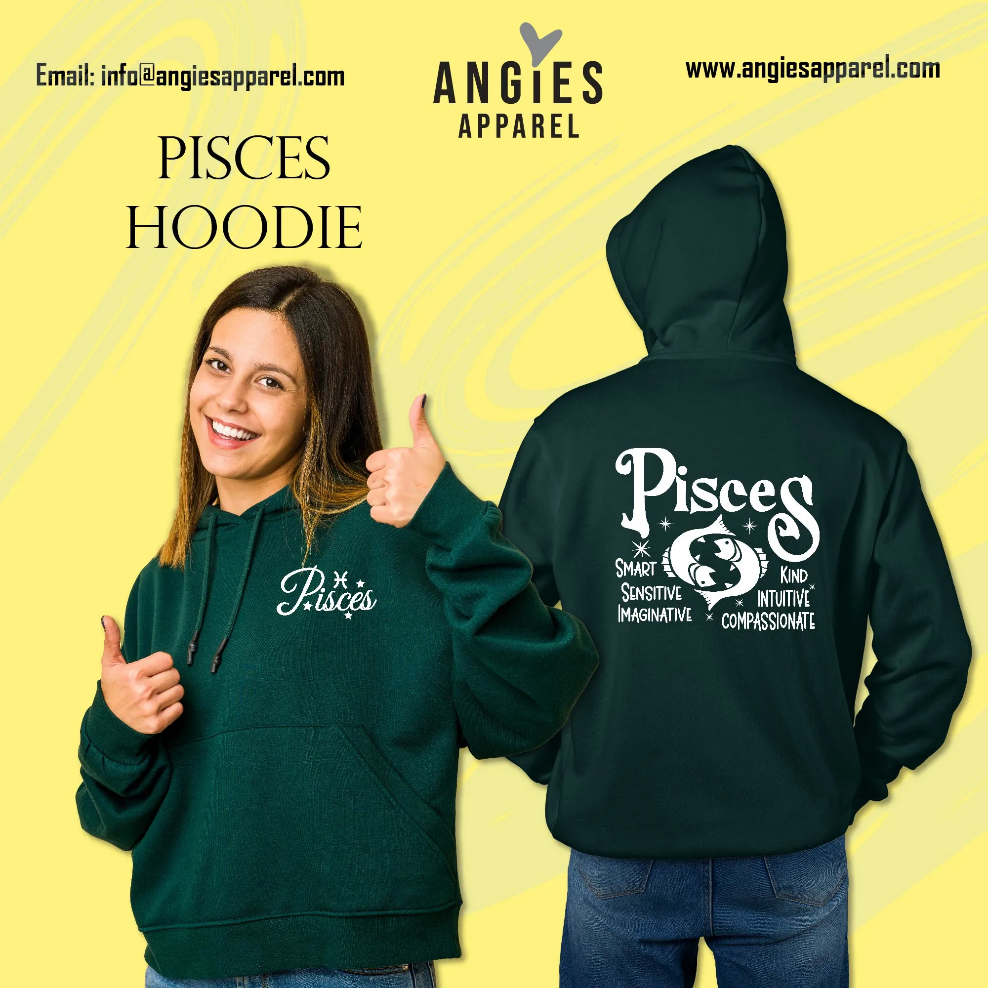 Pisces Hoodie - Plus Size