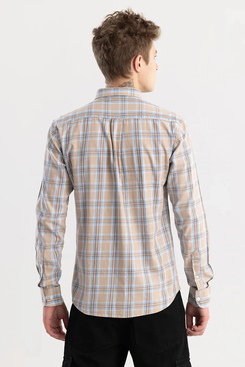 Plaidariffic Beige Check Shirts