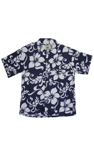 Rayon Kids Hawaiian Shirt Big Island, More Colours