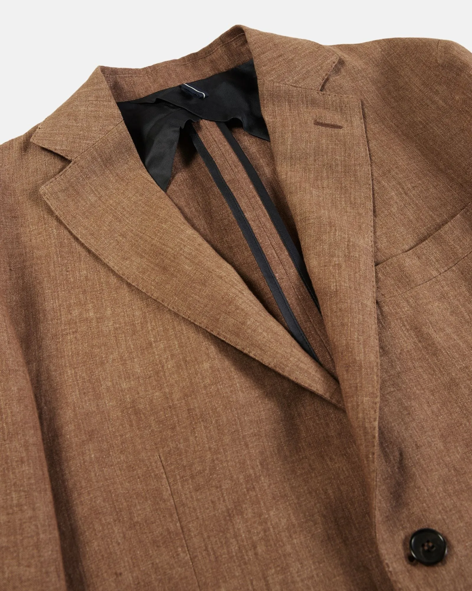 Regular-fit delavé linen jacket