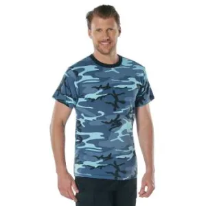 Rothco Camo T-Shirt / Sky Blue Camo