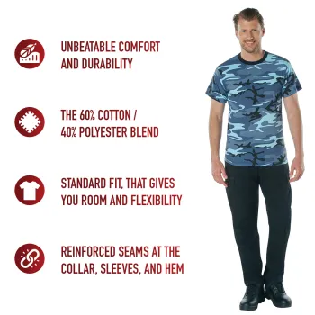 Rothco Camo T-Shirt / Sky Blue Camo