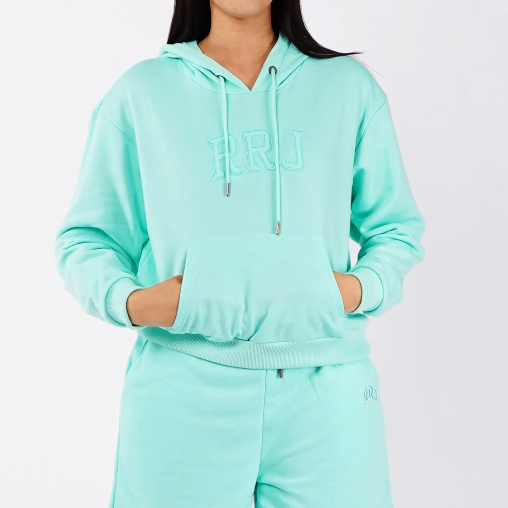 RRJ Ladies Basic Jacket Crop Fitting for Women Trendy Fashion High Quality Apparel Comfortable Casual Jacket for Women 122560 (Green)