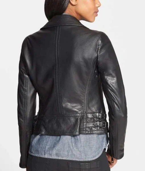 Scarlett Johansson Captain America Real Leather Jacket