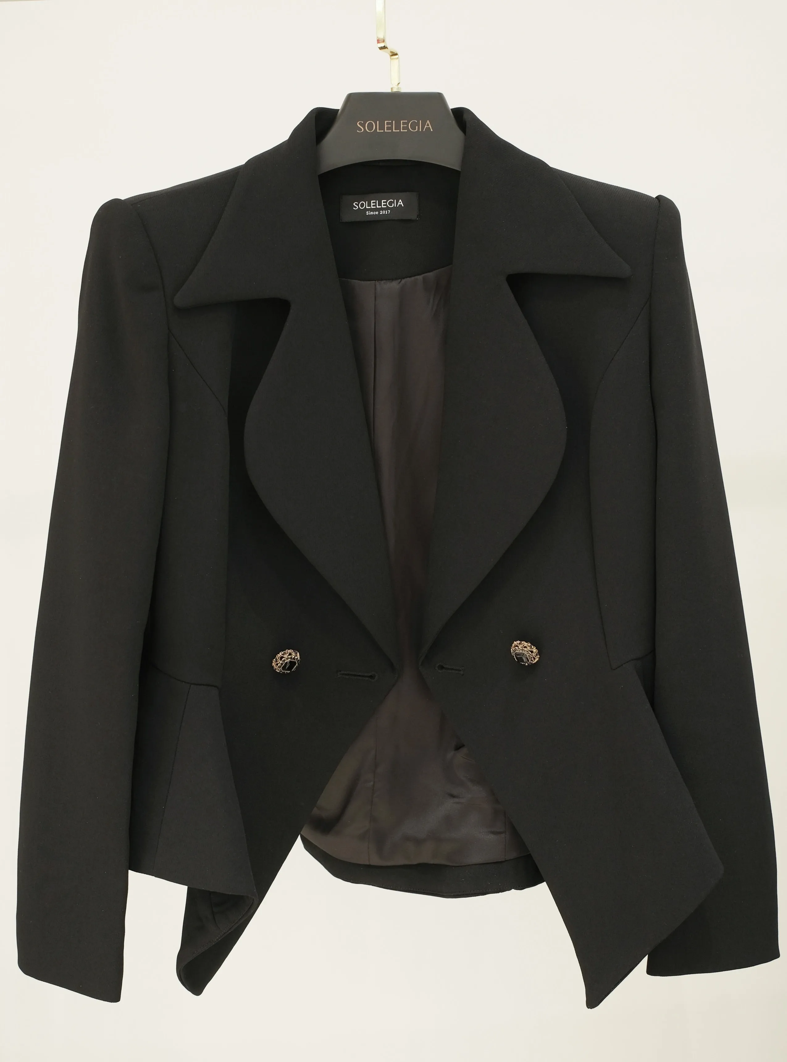 SOLELEGIA Black Tailored Blazer