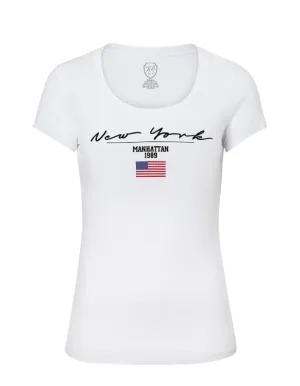 Stylish Graphic Women's T-shirt "New York" WD361