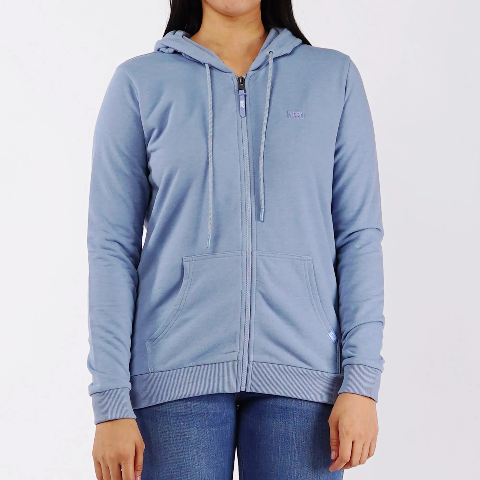 Stylistic Mr. Lee Ladies Basic Hoodie Jacket for Women Trendy Fashion High Quality Apparel Comfortable Casual Jacket for Women Regular Fit 137179 (Blue)