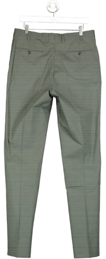 SuitSupply Mid Green Soho Trousers UK 34L