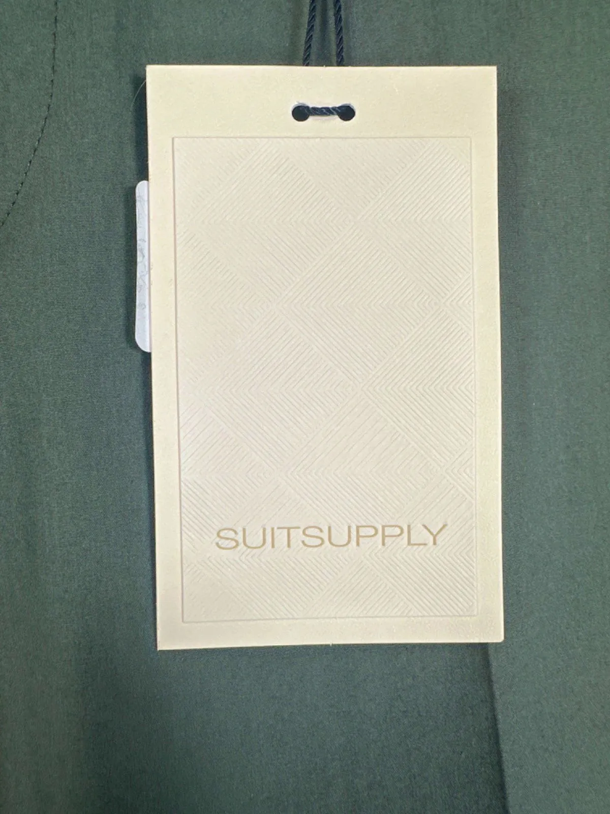 SuitSupply Mid Green Soho Trousers UK 34L