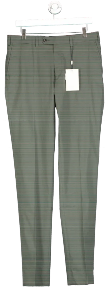 SuitSupply Mid Green Soho Trousers UK 34L