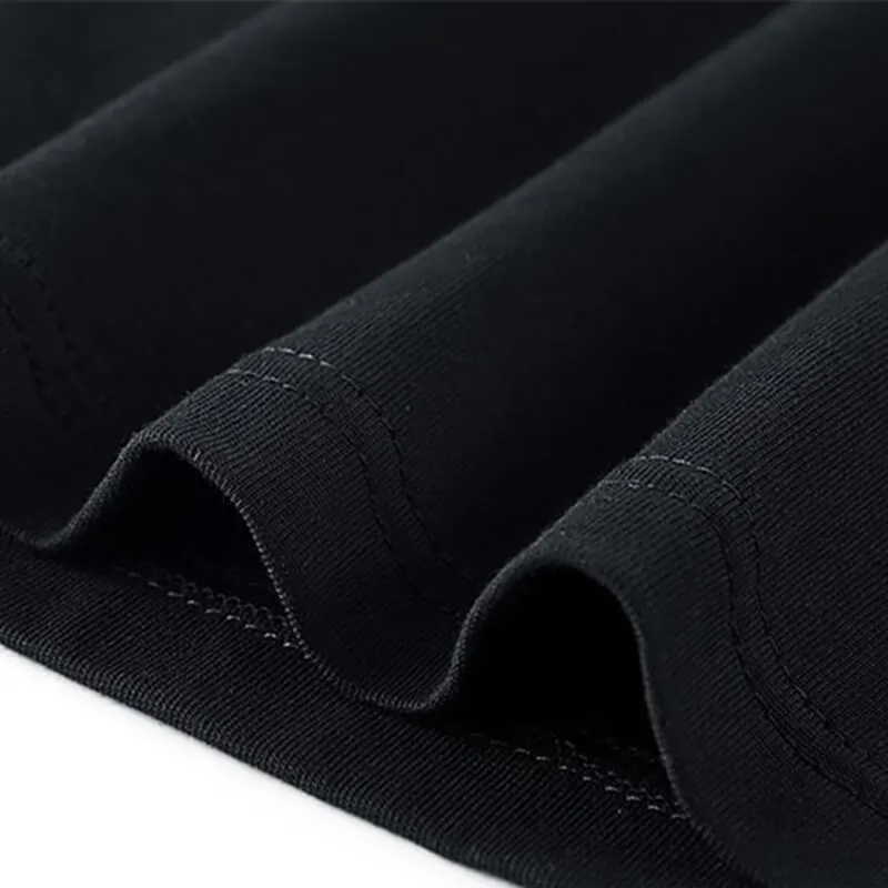 Tactical Patchwork T-Shirt for Men / Stylish O-Neck Reflective Striped Splicing T-Shirts