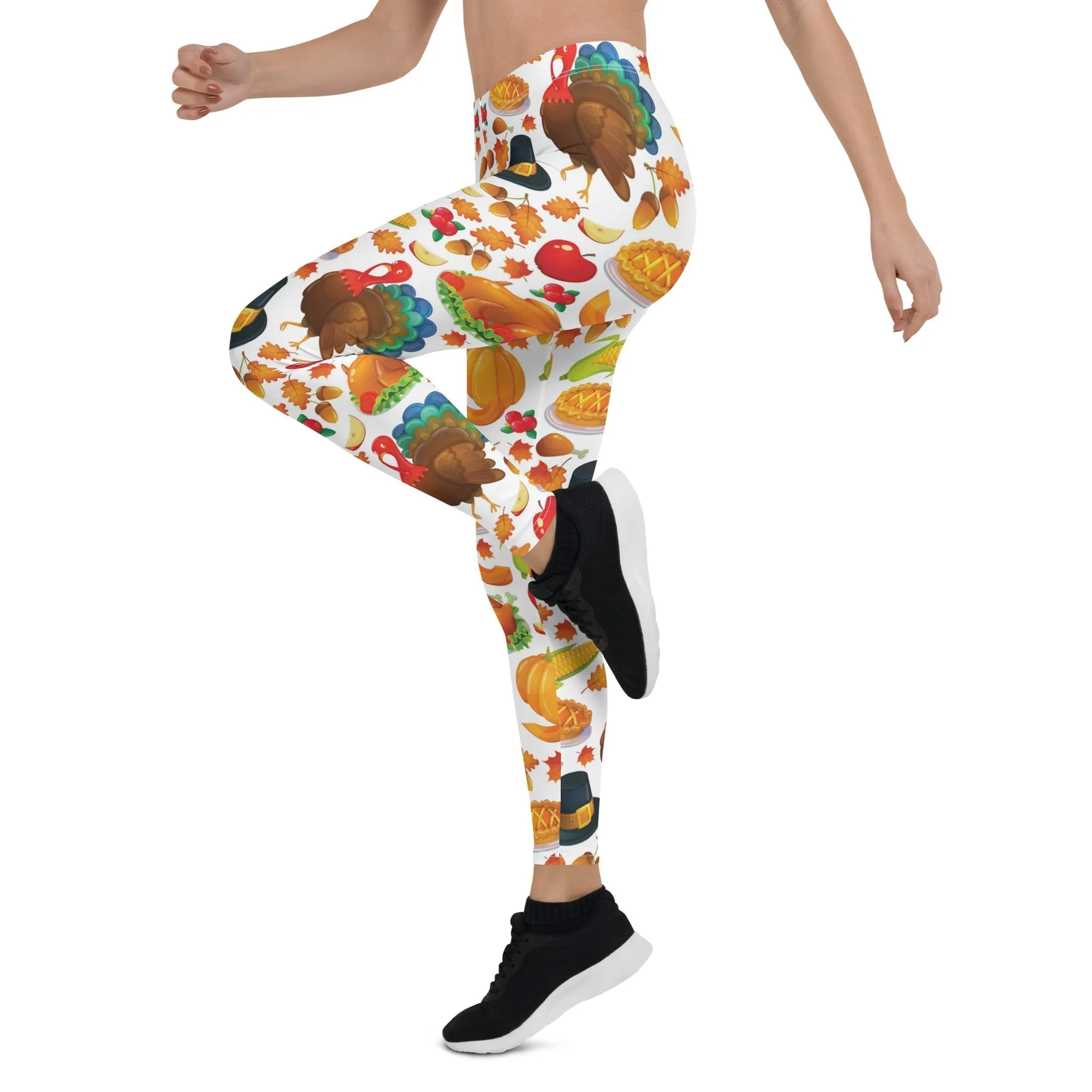 Thanksgiving Pattern Leggings