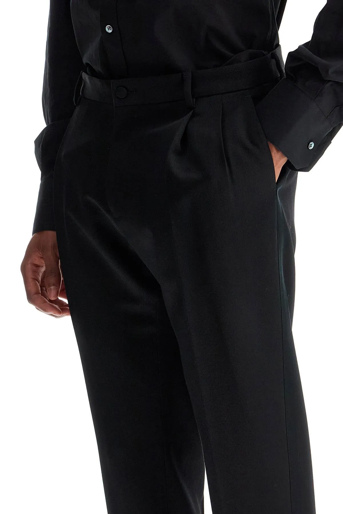 Tuxedo Gabardine Trousers
