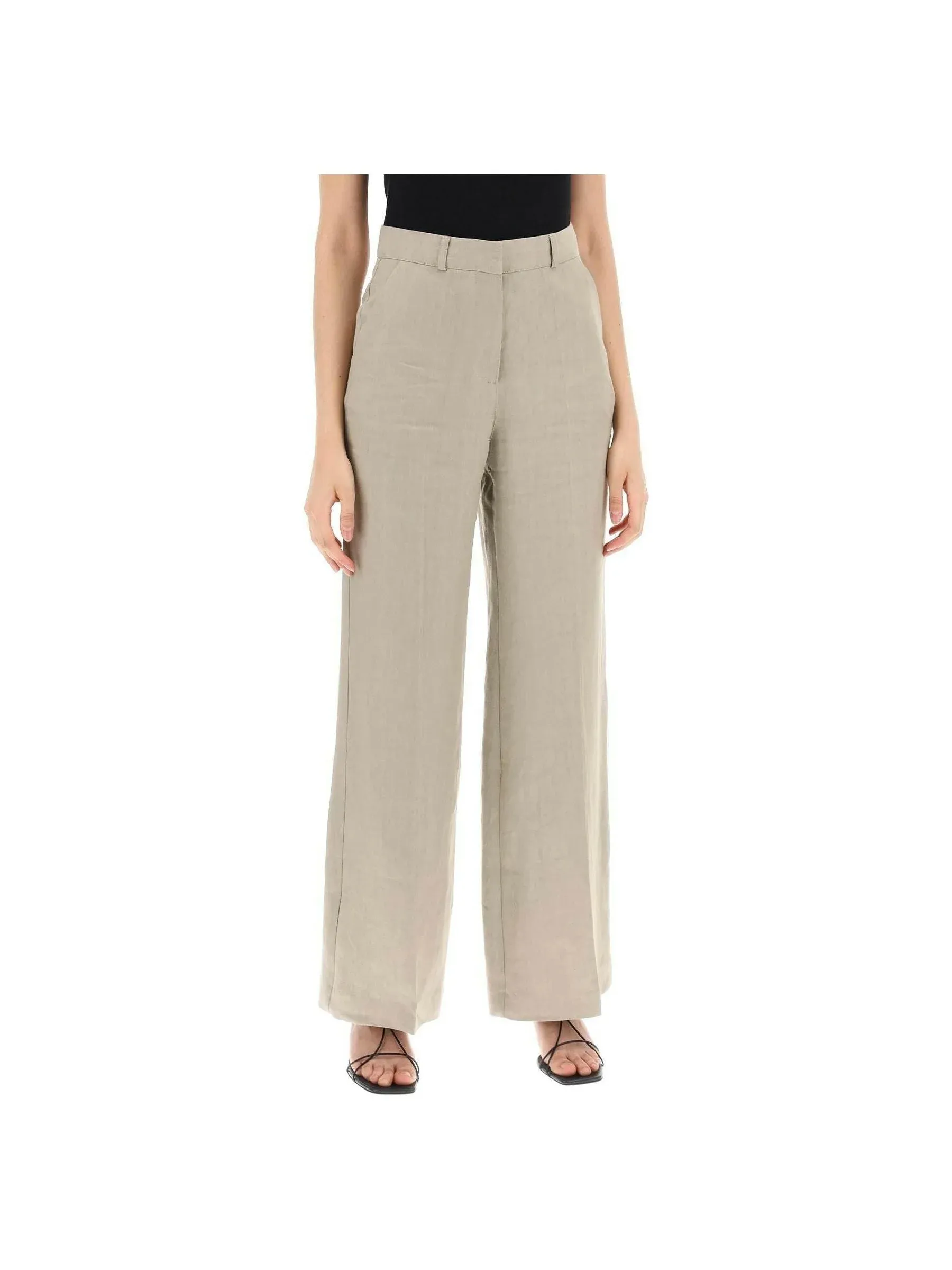 Twig Linen Wide Leg Pants