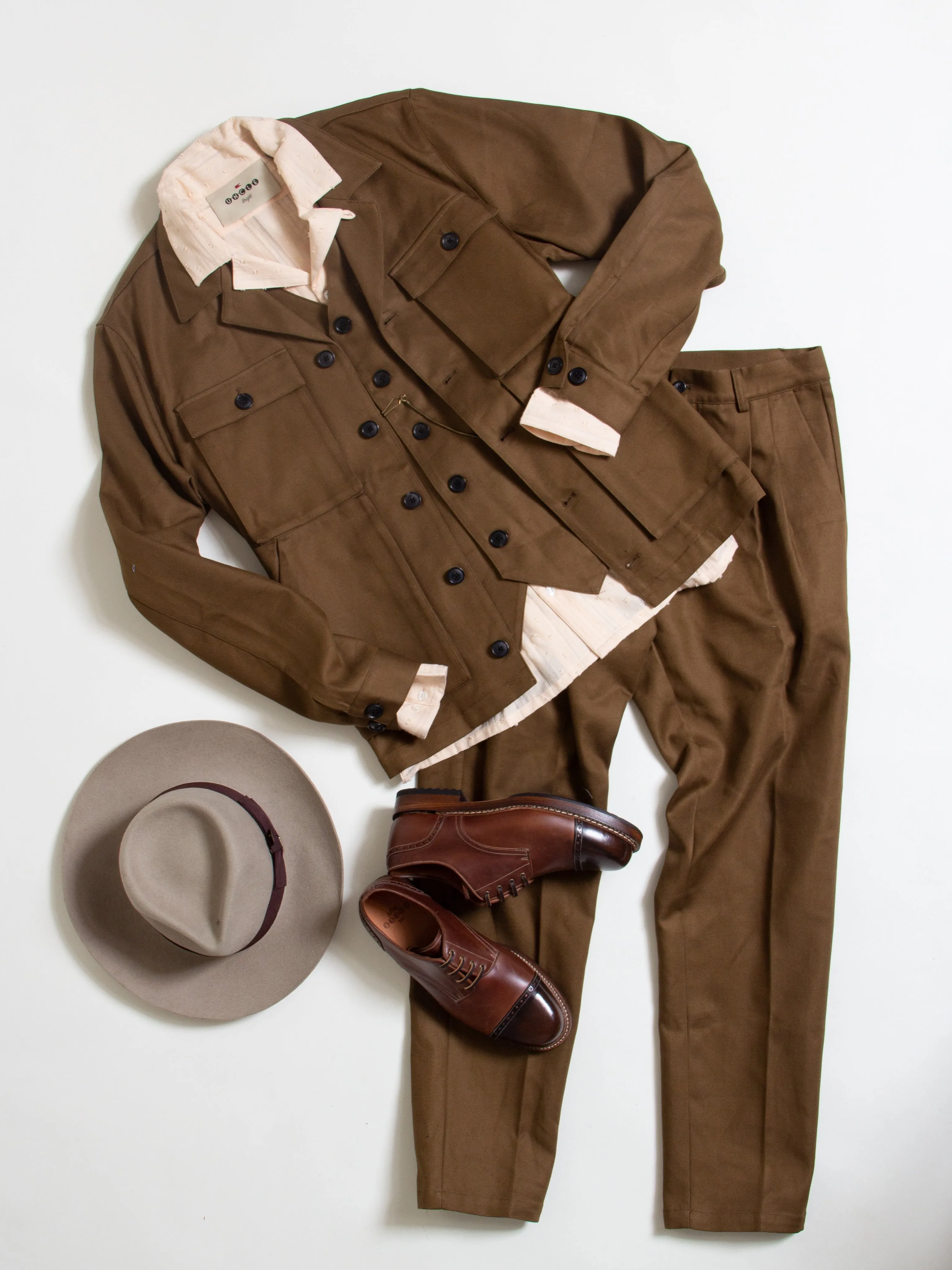 Uncle Bright, Jean Twill, Light Olive