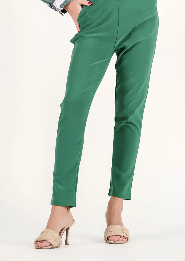 Verdant Vogue: Chic Green Trousers