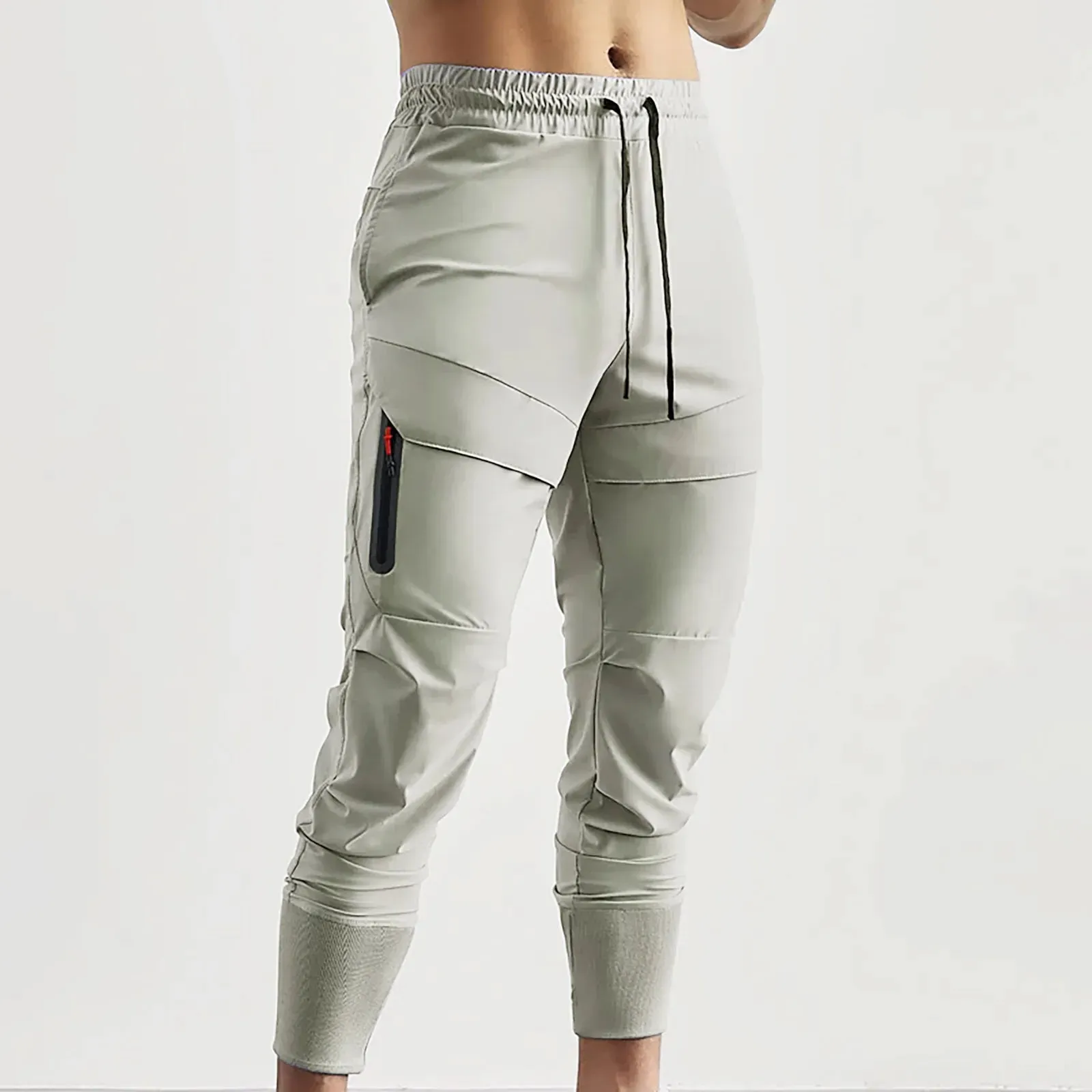 Walter – Men's Slim Casual Sport Pants with Zipper Pocket