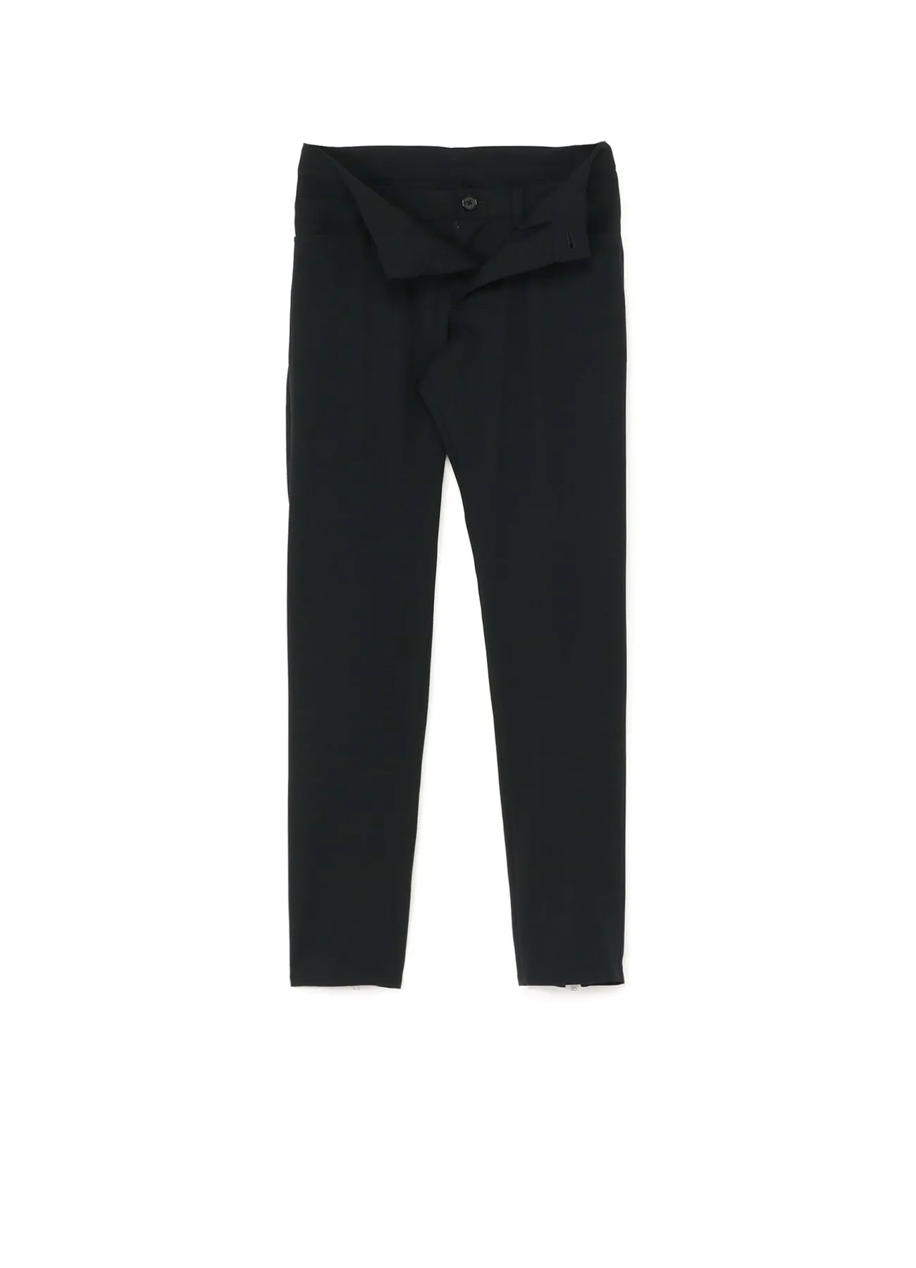 W/Gabardine Front Open Design Pants