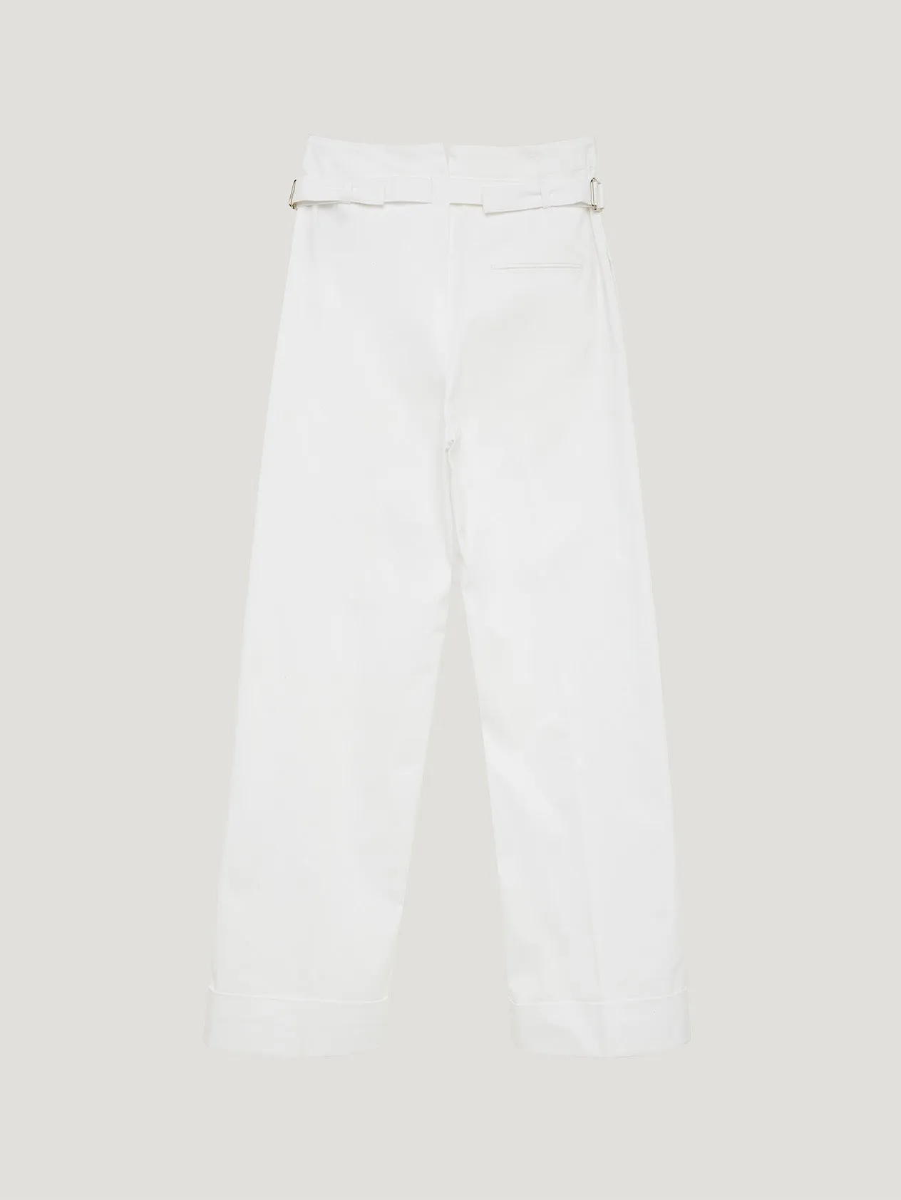 White Sailor Sash Trousers