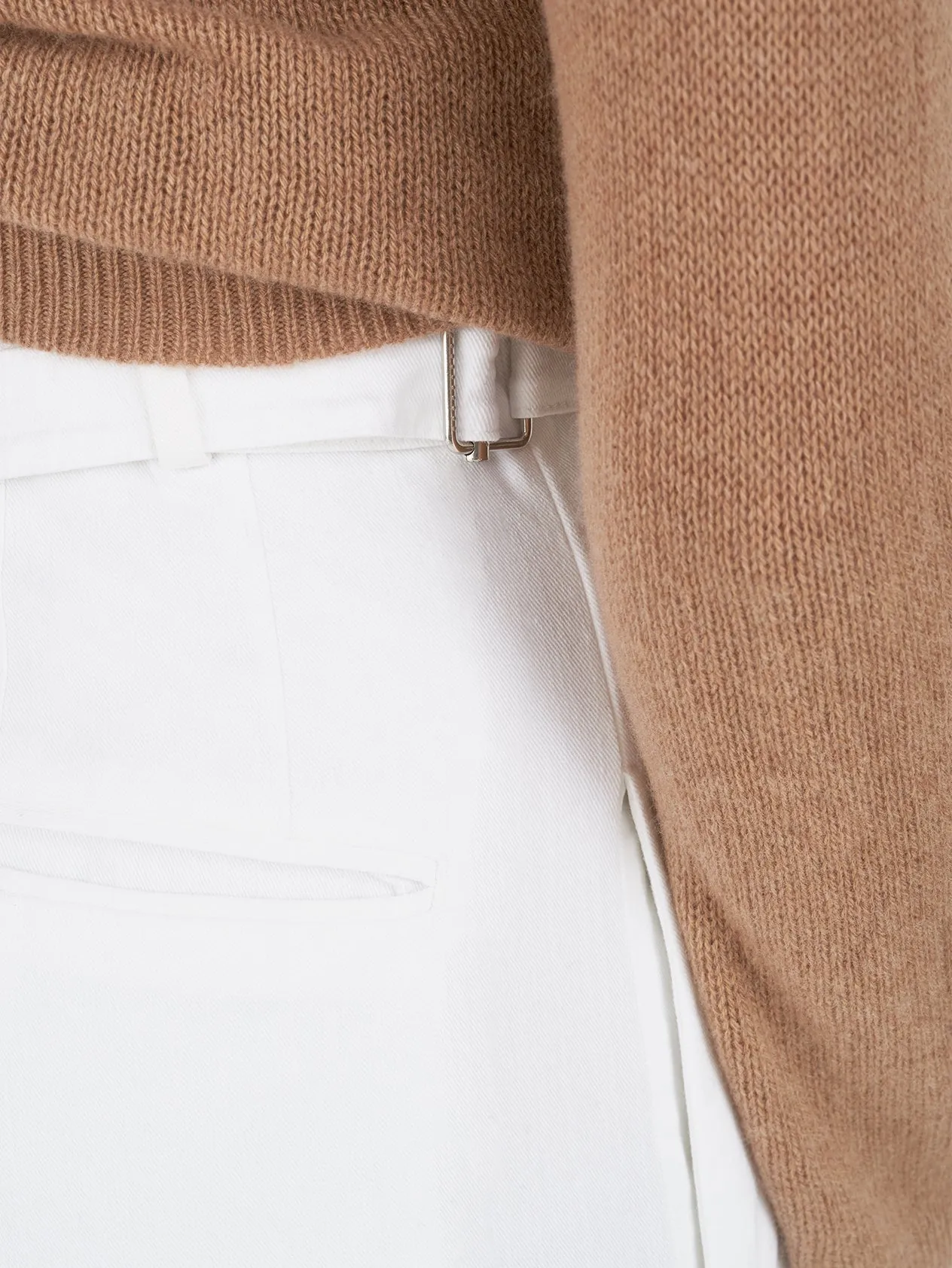 White Sailor Sash Trousers
